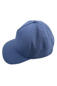 訂製夏季透氣棒球帽    設計防曬遮陽棒球帽    藍色戶外運動帽    清涼   隔熱  吸汗透氣   棒球帽設計公司   HA339